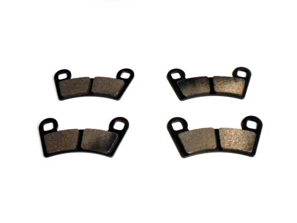 Monster Axles - Monster Performance Brake Pad Set for Polaris Outlaw RZR General 1000 2203318 1911197 Left & Right Quiet Braking Low-Dust All-Weather Quality Tested
