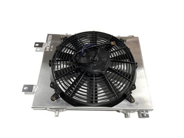 MONSTER AXLES - Monster Performance Radiator Fan for Yamaha YXZ1000 2019-2024 Optimal Airflow Consistent Performance Long-Life Motor Quiet Operation Balanced Blades Corrosion Resistant