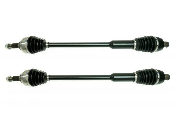 MONSTER AXLES - Monster XP Series Front CV Axles for Polaris 1334560 Left & Right RZR Turbo R R4 Telescoping Built Tough 4340 Chromoly Steel Direct Fit Factory Length with 4" of Travel