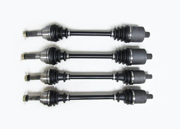 ATV Parts Connection - Precision Full CV Axle Set for Polaris 1333238 1333069 Front & Rear Quality Tested Heat-Treated 4140 Chromoly Steel Exact Fit ATVPC