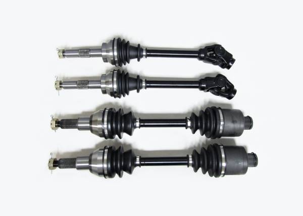 ATV Parts Connection - Precision Full CV Axle Set for Polaris 1380142 2200960 Front & Rear Quality Tested Heat-Treated 4140 Chromoly Steel Exact Fit ATVPC