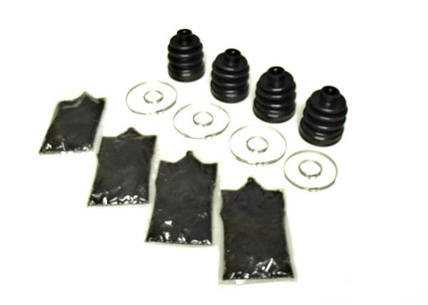 ATV Parts Connection - CV Boot Kits for Suzuki King Quad 450 500 700 without EPS 2007-2018 Inner Optimal Flexibility Quality Grease All Weather Neoprene Set of 4 ATVPC