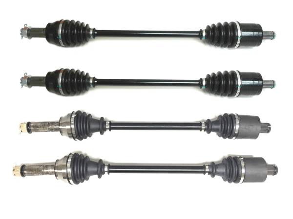 ATV Parts Connection - Precision Full CV Axle Set for Polaris 1333681 1332947 Front & Rear Quality Tested Heat-Treated 4140 Chromoly Steel Exact Fit ATVPC