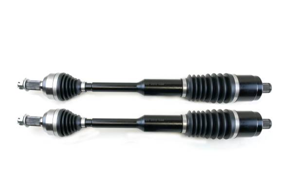 MONSTER AXLES - Monster XP Series Rear CV Axles for Polaris  1333081 Left & Right RZR S 900 1000 Trail S RZR 4 900 General 1000 1000-4 Telescoping Built Tough 4340 Chromoly Factory Length with 4" of Travel
