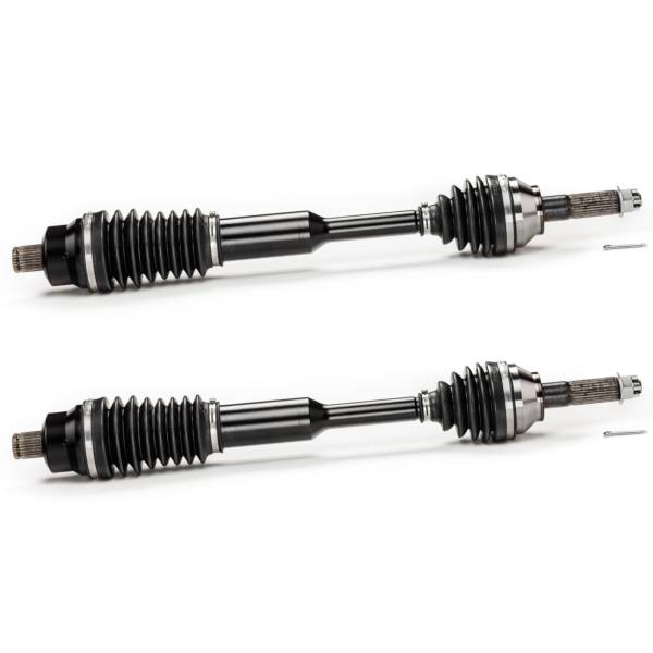 Monster Axles - Monster XP Series Rear CV Axles for Polaris 1332814 Left & Right Ranger 500 800 Telescoping Built Tough 4340 Chromoly Steel Direct Fit Factory Length with 4" of Travel