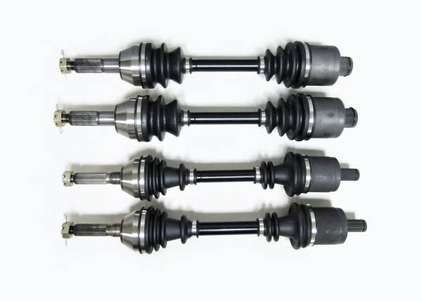 ATV Parts Connection - Precision Full CV Axle Set for Polaris 1380234 1380197 Front & Rear Quality Tested Heat-Treated 4140 Chromoly Steel Exact Fit ATVPC