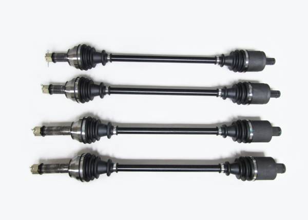 ATV Parts Connection - Precision Full CV Axle Set for Polaris 1332825 1332960 Front & Rear Quality Tested Heat-Treated 4140 Chromoly Steel Exact Fit ATVPC