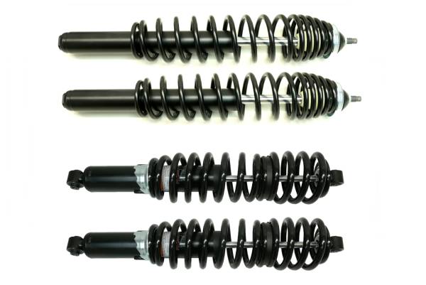 MONSTER AXLES - Monster Performance Full Shock Set for Polaris ACE 325 500 570 2014-2018 Front & Rear Monotube Responsive Handling Optimal Damping Gas-charged Anti-foam Anti-shear Quality Tested