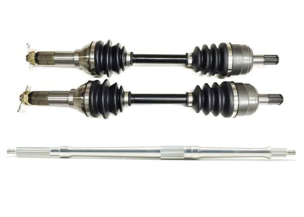 ATV Parts Connection - Precision Full CV Axle Set for Yamaha Wolverine 350 2001-2005 YFM35 Front & Rear Quality Tested Heat-Treated 4140 Chromoly Steel Exact Fit ATVPC