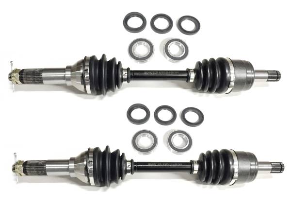 ATV Parts Connection - Precision Front CV Axles & Bearing Kits for Yamaha Kodiak 400 4x4 2000-2002 Left & Right Quality Tested Heat-Treated 4140 Chromoly Steel Exact Fit ATVPC