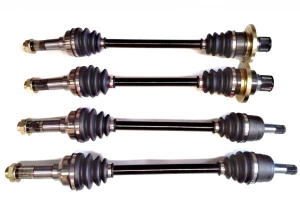 ATV Parts Connection - Precision Full CV Axle Set for Yamaha Rhino 700 2008-2013 Front & Rear Quality Tested Heat-Treated 4140 Chromoly Steel Exact Fit ATVPC