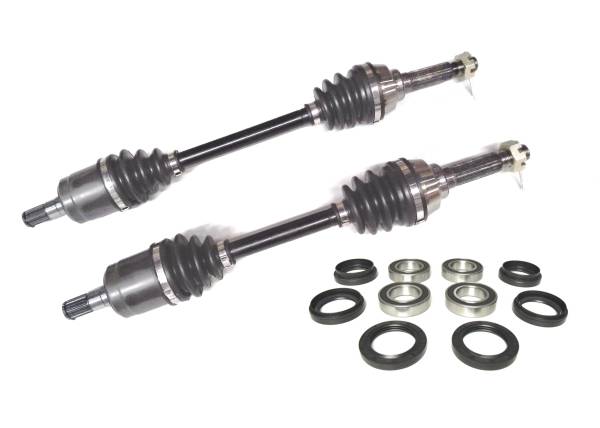 ATV Parts Connection - Precision Front CV Axles & Bearing Kits for Suzuki Vinson 500 2003-2007 Left & Right Quality Tested Heat-Treated 4140 Chromoly Steel Exact Fit ATVPC