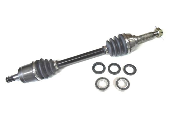 ATV Parts Connection - Precision Front Right CV Axle & Bearing Kit for Suzuki Eiger 400 4x4 2002-2007 Quality Tested Heat-Treated 4140 Chromoly Steel Exact Fit ATVPC