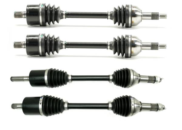 ATV Parts Connection - Precision Full CV Axle Set for Can-Am 705402879 705402880 705502541 Front & Rear Quality Tested Heat-Treated 4140 Chromoly Steel Exact Fit ATVPC