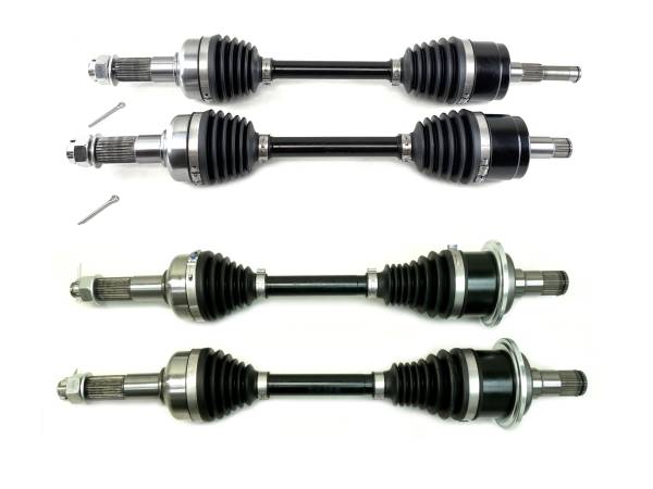 ATV Parts Connection - Precision Full CV Axle Set for CFMOTO ZFORCE 500 & 800 'Trail' 2018-2022 Front & Rear Quality Tested Heat-Treated 4140 Chromoly Steel Exact Fit ATVPC