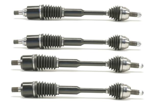 MONSTER AXLES - Monster XP Series Full CV Axle Set for Honda Talon 1000X & 1000X-4 2019-2021 Front & Rear Telescoping Built Tough 4340 Chromoly Steel Direct Fit Factory Length with 4" of Travel