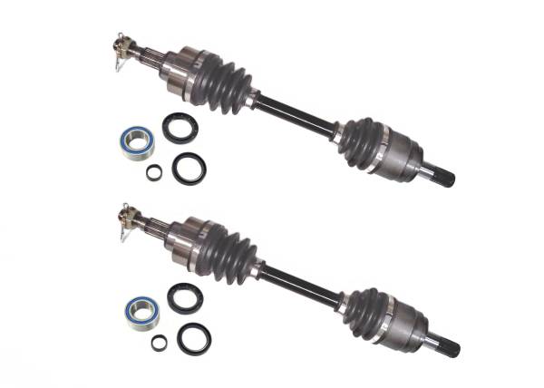 ATV Parts Connection - Precision Front CV Axles & Bearing Kits for Honda Rancher 350 400 420 4x4 Left & Right Quality Tested Heat-Treated 4140 Chromoly Steel Exact Fit ATVPC