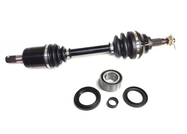 ATV Parts Connection - Precision Front Left CV Axle & Bearing Kit for Honda Rubicon 500 2001-2004 Quality Tested Heat-Treated 4140 Chromoly Steel Exact Fit ATVPC