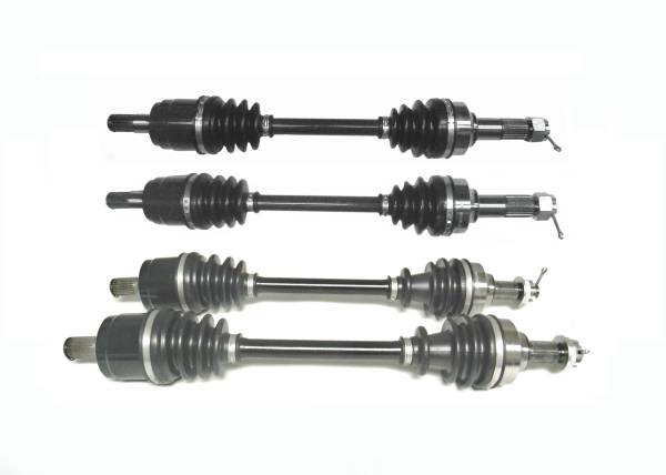 ATV Parts Connection - Precision Full CV Axle Set for Honda 44350-HR4-A22 44250-HR7-A81 42250-HR6-A62 Quality Tested Heat-Treated 4140 Chromoly Steel Exact Fit ATVPC