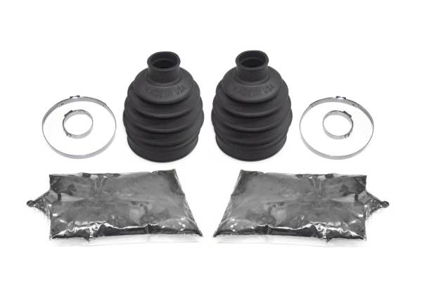 ATV Parts Connection - CV Boot Kits for Suzuki King Quad EPS 500 750 2009-2012 Inner Set of 2 Abrasion Resistant Heavy Duty Thicker Gauge Enhanced Rigidity Quality Grease Complete Kit ATVPC