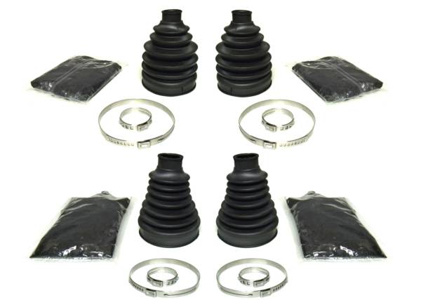 ATV Parts Connection - CV Boot Set for Can-Am Maverick Commander 705401355 705400417 Front Inner & Outer Abrasion Resistant Heavy Duty Thicker Gauge Enhanced Rigidity Quality Grease Complete Kit ATVPC