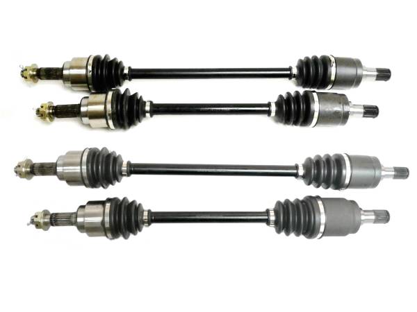 ATV Parts Connection - Precision Full CV Axle Set for Honda Big Red 700 2009-2013 4x4 Front & Rear Quality Tested Heat-Treated 4140 Chromoly Steel Exact Fit ATVPC