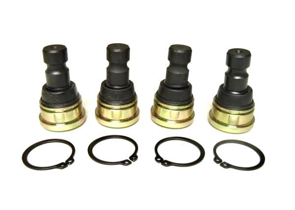 ATV Parts Connection - Precision Full Ball Joint Set for Polaris 7081992 Upper & Lower Set of 4 Exact Fit Corrosion Resistant Low-Friction Pre-Greased ATVPC