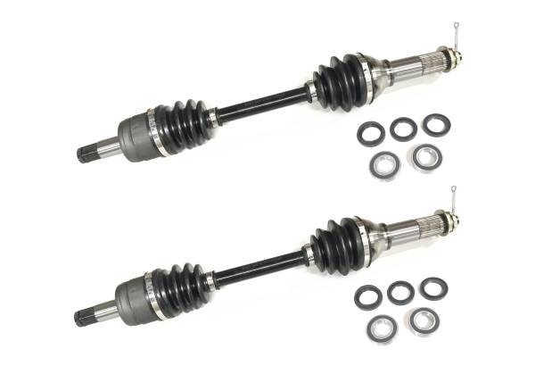 ATV Parts Connection - Precision Front CV Axles & Bearing Kits for Yamaha Grizzly Bruin Kodiak & Wolverine Left & Right Quality Tested Heat-Treated 4140 Chromoly Steel Exact Fit ATVPC