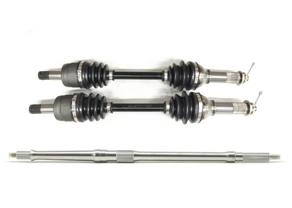 ATV Parts Connection - Precision Full CV Axle Set for Yamaha Bruin 350 2004-2006 & Grizzly 350 2007-2011 (models without IRS) Front & Rear Quality Tested Heat-Treated 4140 Chromoly Steel Exact Fit ATVPC