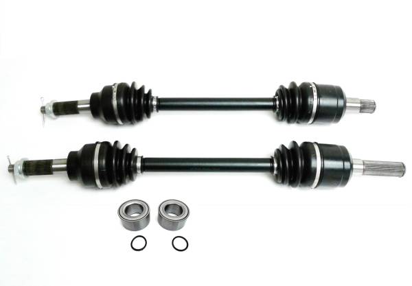 ATV Parts Connection - Precision Rear CV Axles & Brgs for Kawasaki 59266-0049 59266-0050 Mule PRO Left & Right Quality Tested Heat-Treated 4140 Chromoly Steel Exact Fit ATVPC