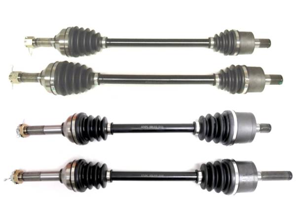 ATV Parts Connection - Precision Full CV Axle Set for Kawasaki Teryx 750 4x4 2008-2011 Front & Rear Quality Tested Heat-Treated 4140 Chromoly Steel Exact Fit ATVPC