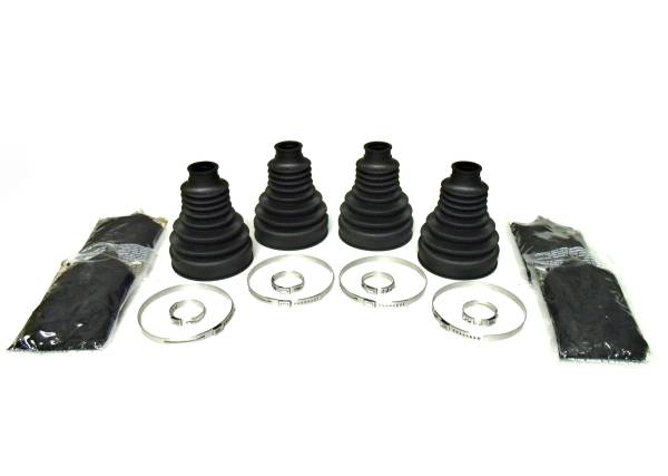 ATV Parts Connection - CV Boot Set for Polaris Sportsman 2203336 Rear Inner or Outer Abrasion Resistant Heavy Duty Thicker Gauge Enhanced Rigidity Quality Grease Complete Kit ATVPC