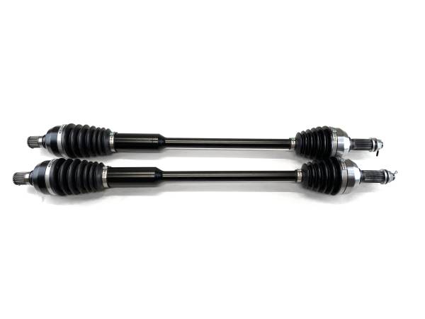 MONSTER AXLES - Monster XP Series Rear CV Axles for Can-Am 705502907 Maverick R 2024-2025 Left & Right Telescoping Built Tough 4340 Chromoly Steel Direct Fit Factory Length with 4" of Travel