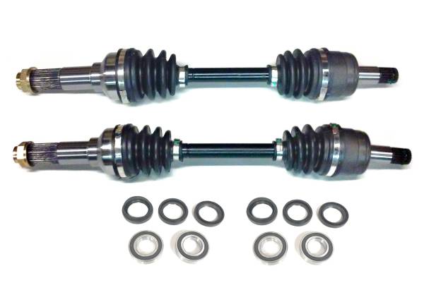 ATV Parts Connection - Precision Front CV Axles & Bearing Kits for Yamaha Big Bear 400 & Grizzly 350 450 IRS 2007-2011 Left & Right Quality Tested Heat-Treated 4140 Chromoly Steel Exact Fit ATVPC