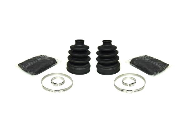 ATV Parts Connection - CV Boot Kits for Polaris Hawkeye 300 2006-2011 Rear Inner or Outer Abrasion Resistant Heavy Duty Thicker Gauge Enhanced Rigidity Quality Grease Complete Kit ATVPC