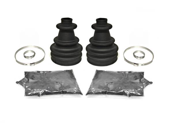 ATV Parts Connection - CV Boot Kits for Polaris Outlaw 500 525 IRS 2006-2011 Rear Outer Abrasion Resistant Heavy Duty Thicker Gauge Enhanced Rigidity Quality Grease Complete Kit ATVPC