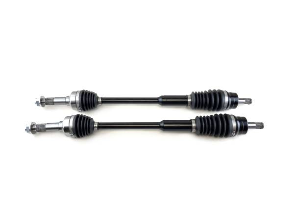 MONSTER AXLES - Monster XP Series Front CV Axles for Yamaha 2HC-2518F-01-00 Left & Right Telescoping Built Tough 4340 Chromoly Steel Direct Fit Factory Length with 4" of Travel