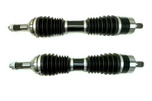 MONSTER AXLES - Monster XP Series Rear CV Axles for Can-Am 705501486 705501487 Left & Right Telescoping Built Tough 4340 Chromoly Steel Direct Fit Factory Length with 4" of Travel