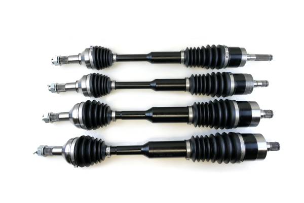 MONSTER AXLES - Monster XP Series Full CV Axle Set for Can-Am 705400952 705400953 705502359 Front & Rear Telescoping Built Tough 4340 Chromoly Steel Direct Fit Factory Length with 4" of Travel