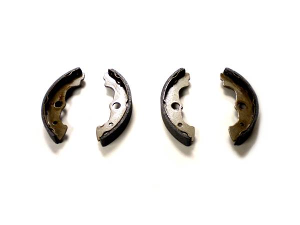 MONSTER AXLES - Monster Performance Front Brake Shoes for Honda 06450-HC5-405 451A0-HC5-670 Left & Right Precision Machined Quiet Operation Optimal Stopping All-Weather Quality Tested