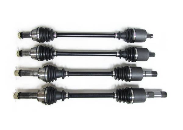 ATV Parts Connection - Precision Full CV Axle Set for Polaris 1332856 2204857 2204858 Front & Rear Quality Tested Heat-Treated 4140 Chromoly Steel Exact Fit ATVPC