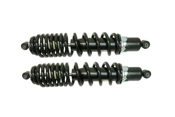 MONSTER AXLES - Monster Performance Rear Shocks for Can-Am 706001900 706002485 Left & Right Monotube Dual-Rate Responsive Handling Quality Tested Gas-charged Anti-foam Anti-shear Adjustable