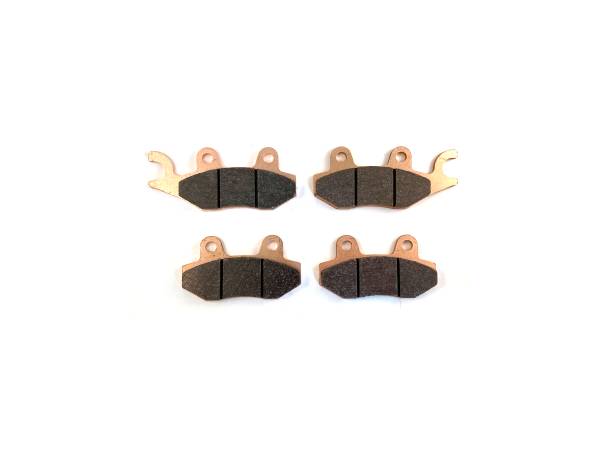 MONSTER AXLES - Monster Performance Front Brake Pad Set for Can-Am Commander & Maverick 715500335 715500336 Left & Right Quiet Braking Low-Dust All-Weather Quality Tested