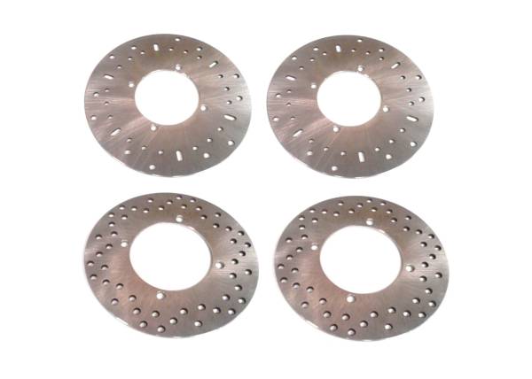ATV Parts Connection - Performance Full Brake Rotor Set for Polaris RZR 4 800 2010-2014 Front & Rear Optimal Braking Quality Tested Quiet Operation Precision Balanced Corrosion Resistant ATVPC