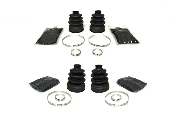 ATV Parts Connection - CV Boot Set for Suzuki Carry 1992-1998 UJ 71 Front Inner & Outer Abrasion Resistant Heavy Duty Thicker Gauge Enhanced Rigidity Quality Grease Complete Kit ATVPC