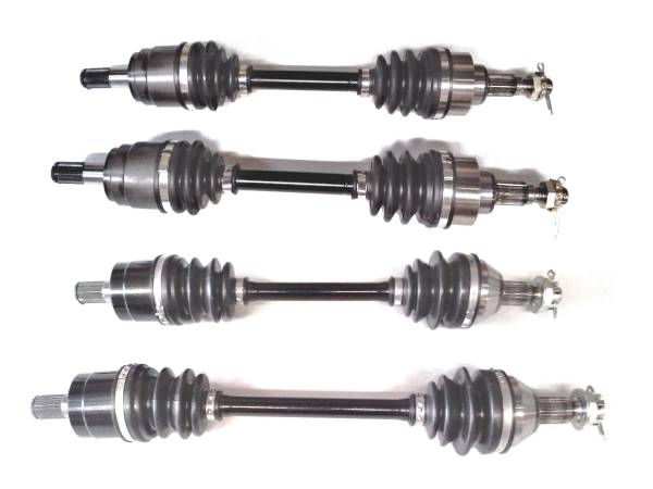 ATV Parts Connection - Precision Full CV Axle Set for Honda Rancher 420 IRS 4x4 2009-2014 Front & Rear Quality Tested Heat-Treated 4140 Chromoly Steel Exact Fit ATVPC