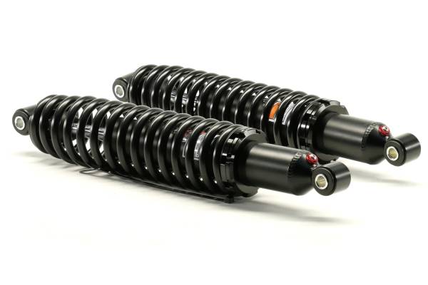MONSTER AXLES - Monster Performance Front Shocks for Yamaha Rhino 450 660 700 2005-2013 Left & Right Monotube Responsive Handling Optimal Damping Quality Tested Gas-charged Anti-foam Anti-shear Adjustable