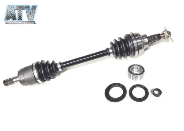 ATV Parts Connection - Precision Front Right CV Axle & Bearing Kit for Honda Foreman 500 Rubicon 500 Rincon 680 Quality Tested Heat-Treated 4140 Chromoly Steel Exact Fit ATVPC