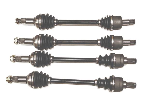 ATV Parts Connection - Precision Full CV Axle Set for Yamaha Grizzly 700 2014-2015 Front & Rear Quality Tested Heat-Treated 4140 Chromoly Steel Exact Fit ATVPC