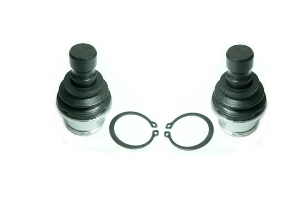 MONSTER AXLES - Monster Performance Ball Joints for Can-Am 706201393 706202045 Lower Heavy Duty 4340 Chromoly Steel Greaseable Low Friction Adjustable Chrome Plated Set of 2